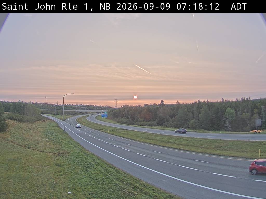 Web Cam image of Saint John (NB Highway 1)