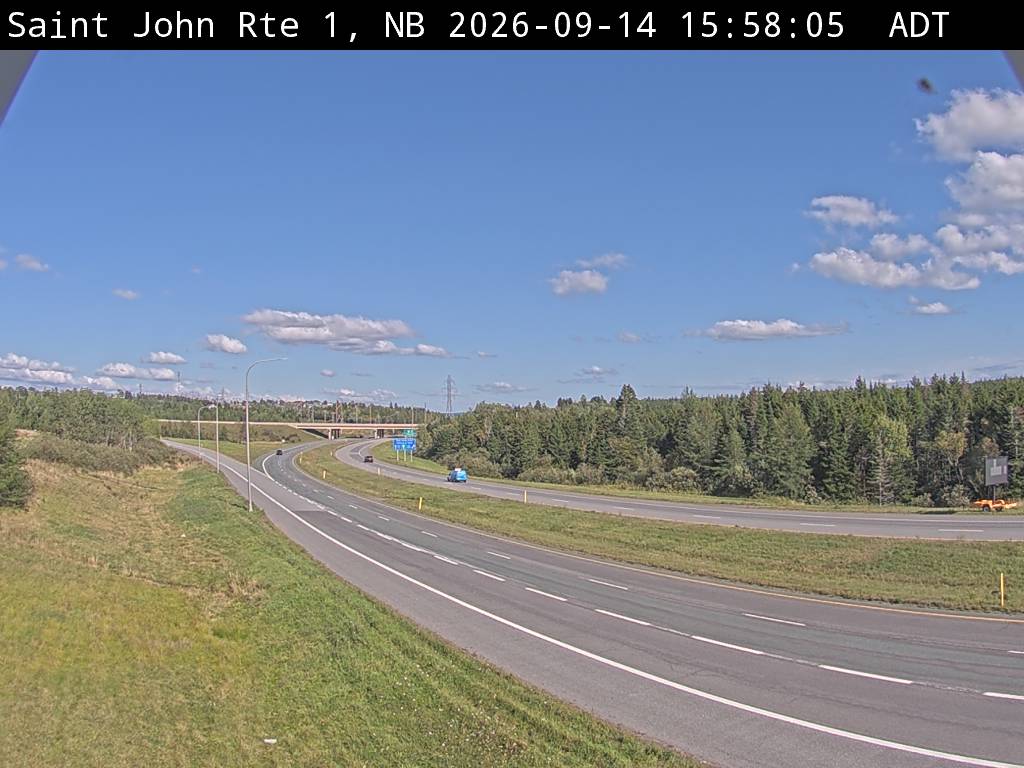 Web Cam image of Saint John (NB Highway 1)