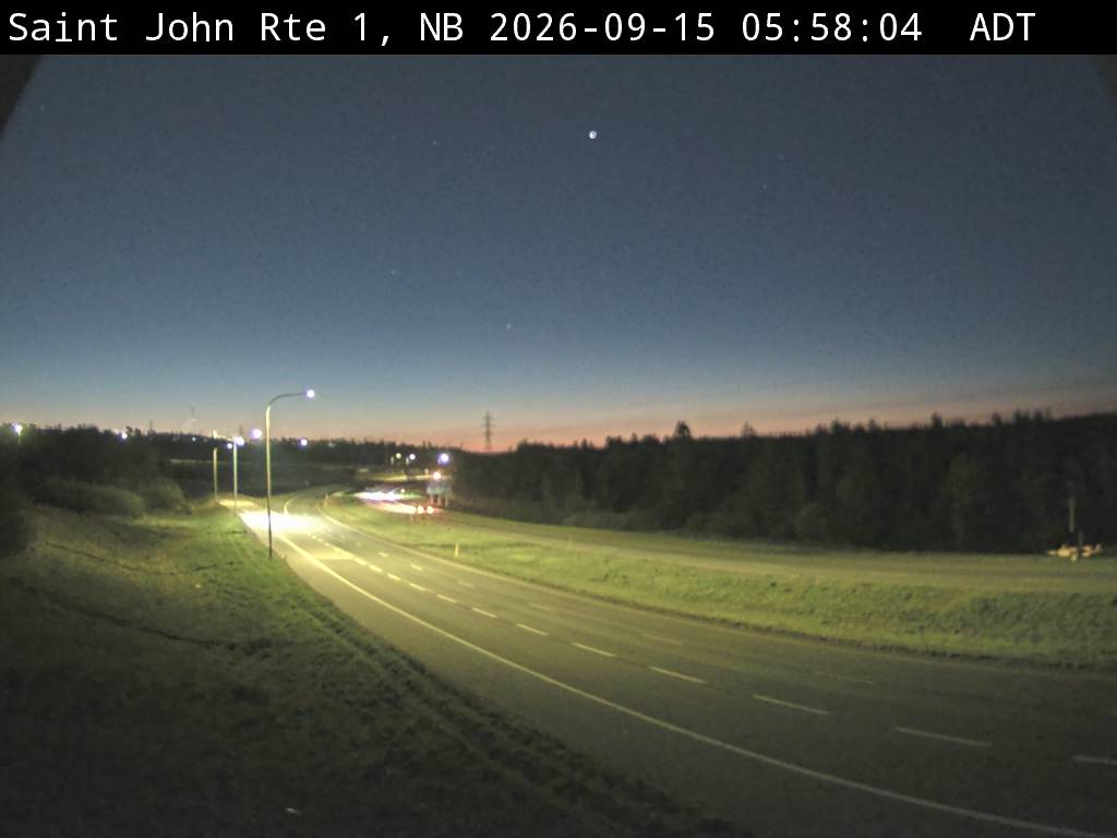 Web Cam image of Saint John (NB Highway 1)