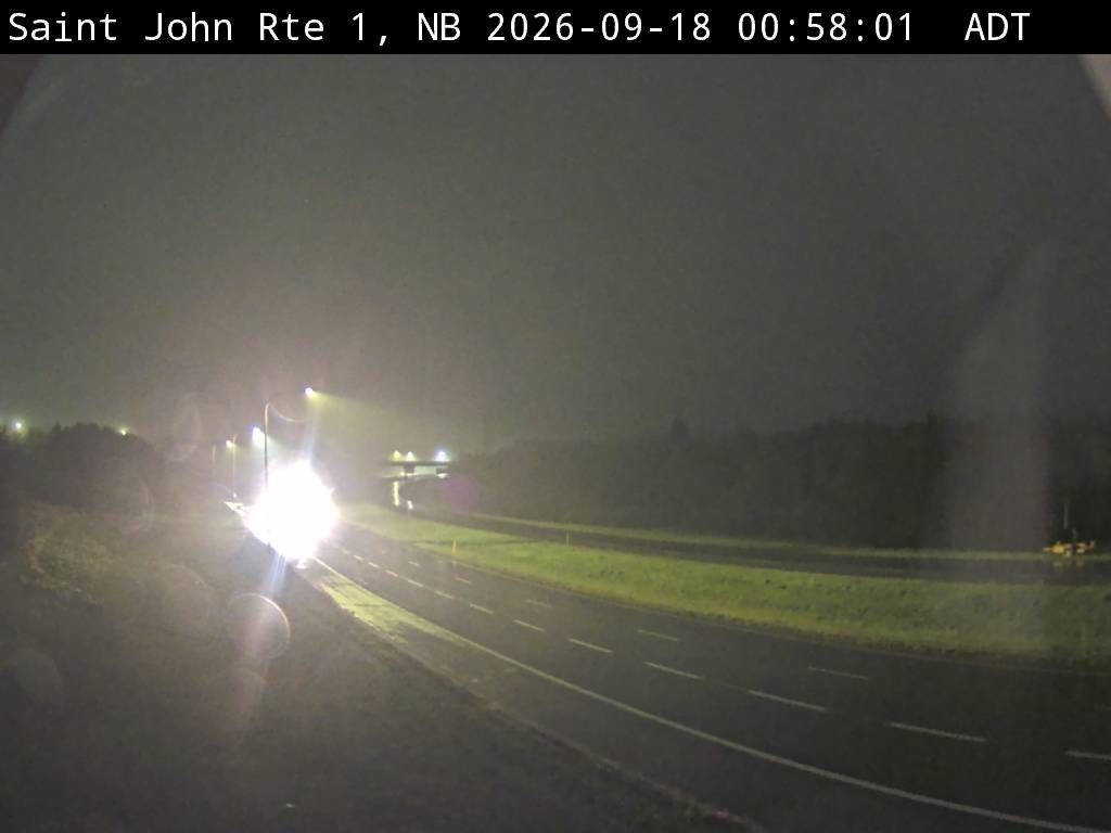 Web Cam image of Saint John (NB Highway 1)