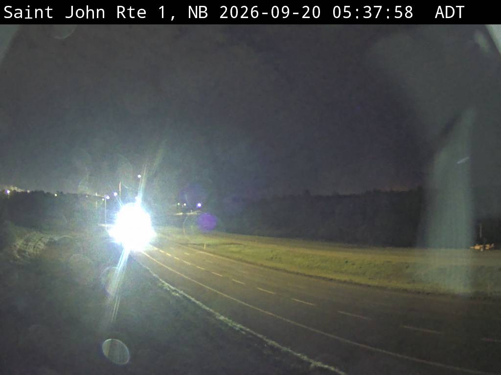 Web Cam image of Saint John (NB Highway 1)