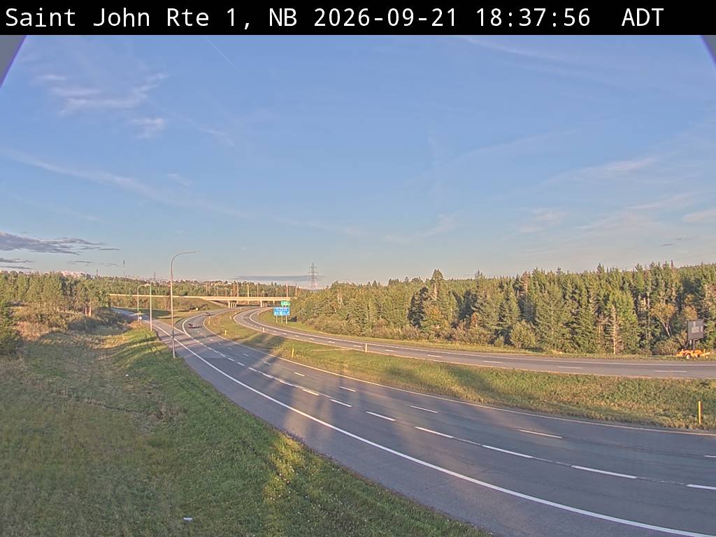 Web Cam image of Saint John (NB Highway 1)