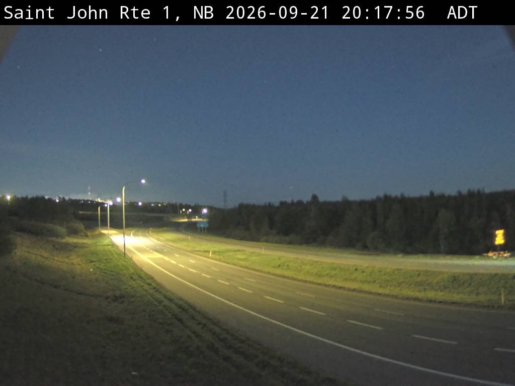 Web Cam image of Saint John (NB Highway 1)