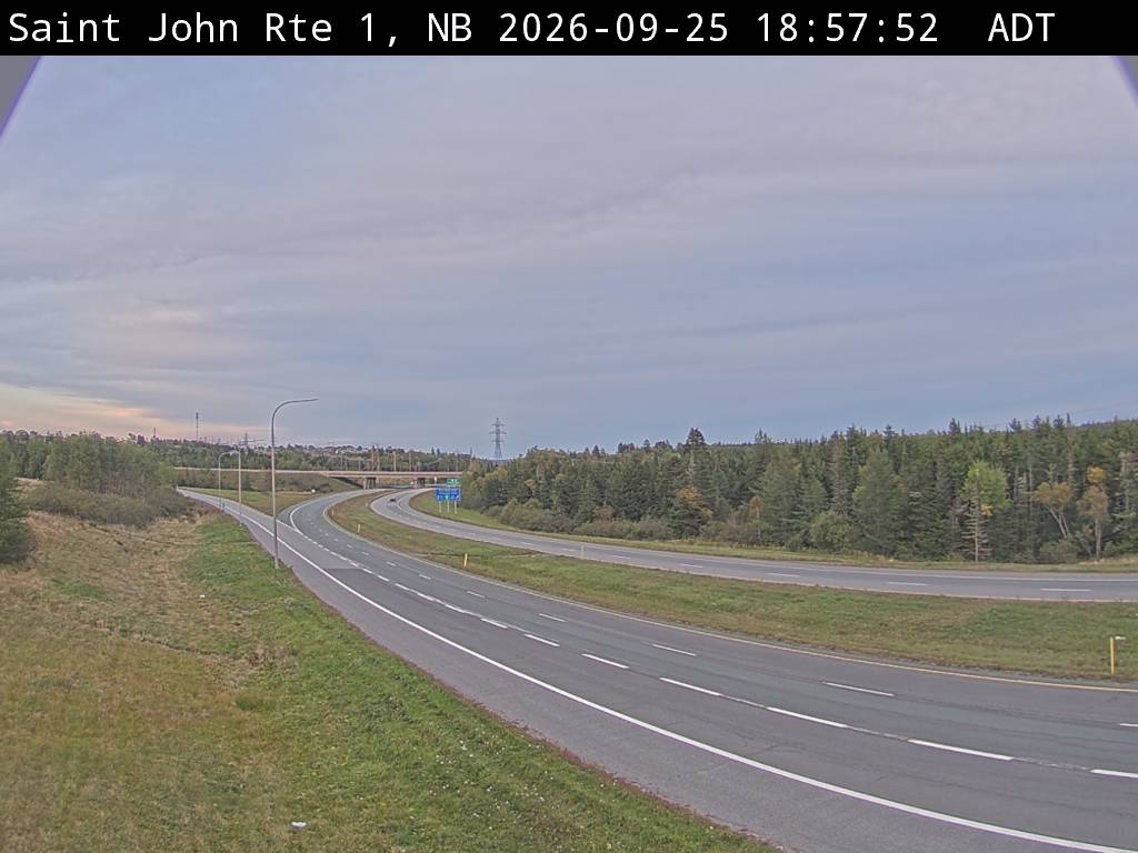 Web Cam image of Saint John (NB Highway 1)