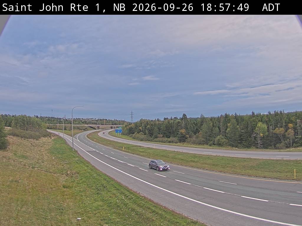 Web Cam image of Saint John (NB Highway 1)