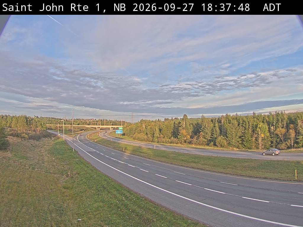 Web Cam image of Saint John (NB Highway 1)