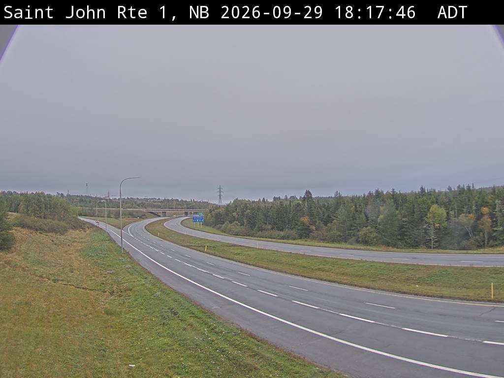 Web Cam image of Saint John (NB Highway 1)