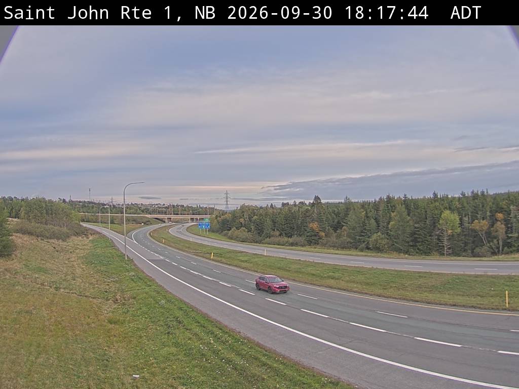 Web Cam image of Saint John (NB Highway 1)