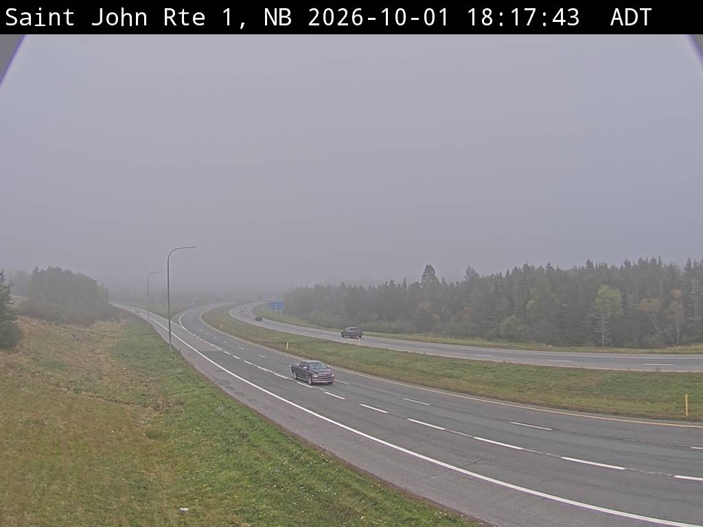 Web Cam image of Saint John (NB Highway 1)