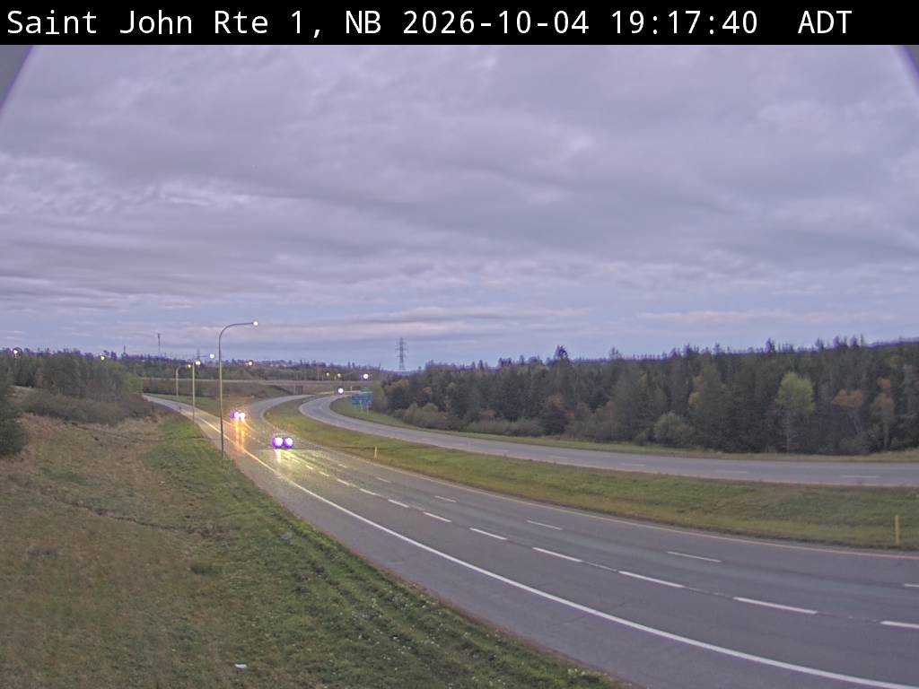 Web Cam image of Saint John (NB Highway 1)