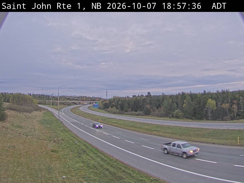 Web Cam image of Saint John (NB Highway 1)