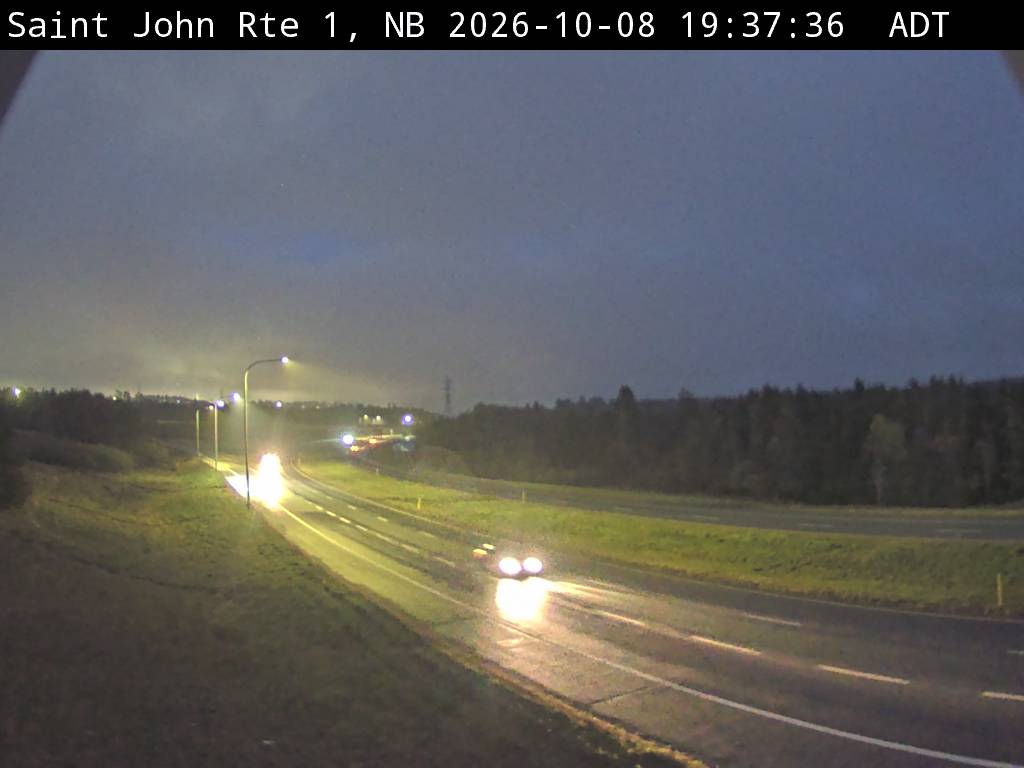 Web Cam image of Saint John (NB Highway 1)