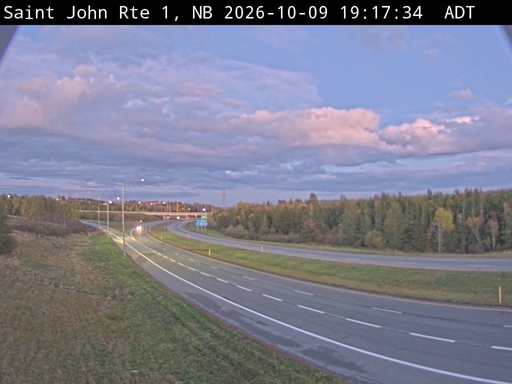 Web Cam image of Saint John (NB Highway 1)