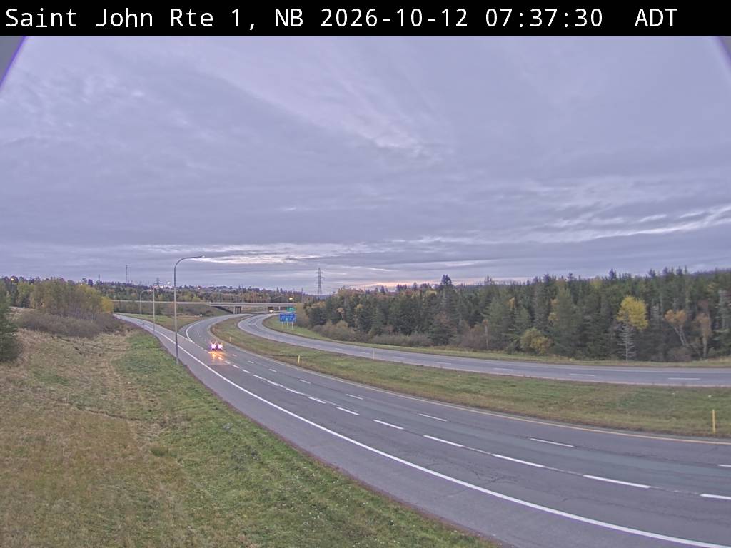 Web Cam image of Saint John (NB Highway 1)