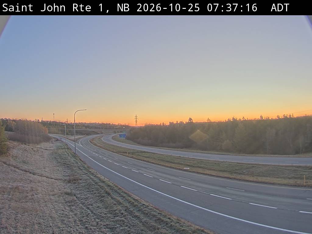 Web Cam image of Saint John (NB Highway 1)