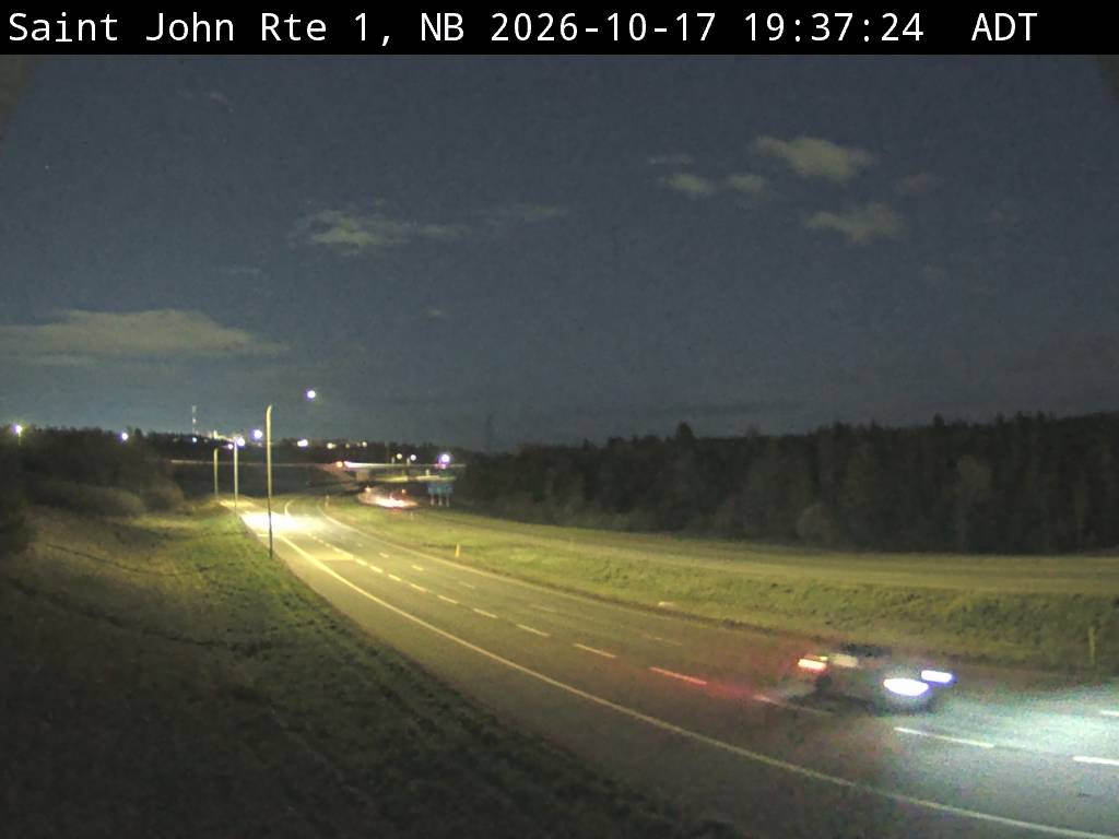Web Cam image of Saint John (NB Highway 1)