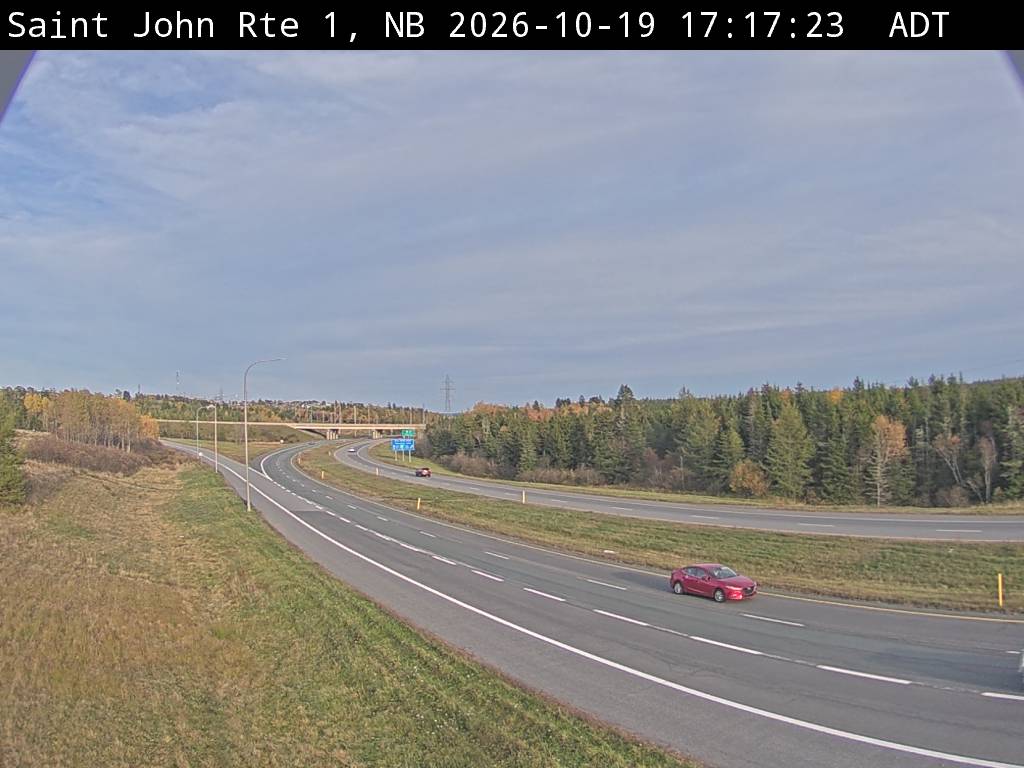 Web Cam image of Saint John (NB Highway 1)