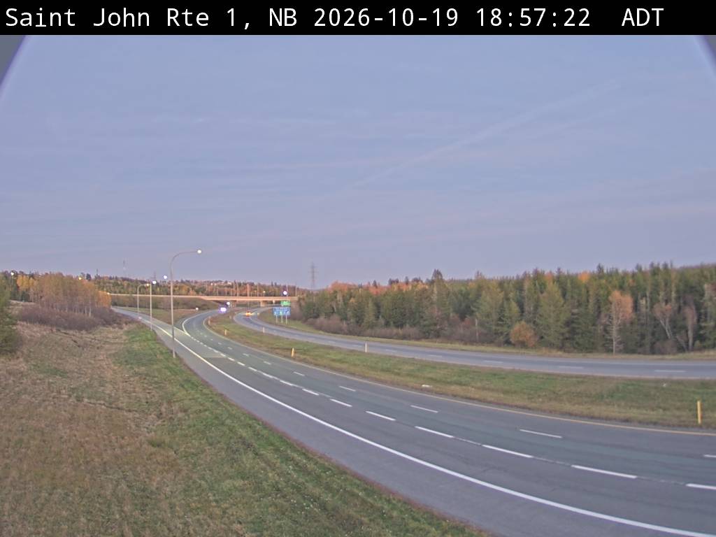Web Cam image of Saint John (NB Highway 1)