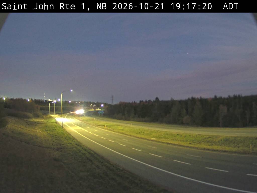 Web Cam image of Saint John (NB Highway 1)
