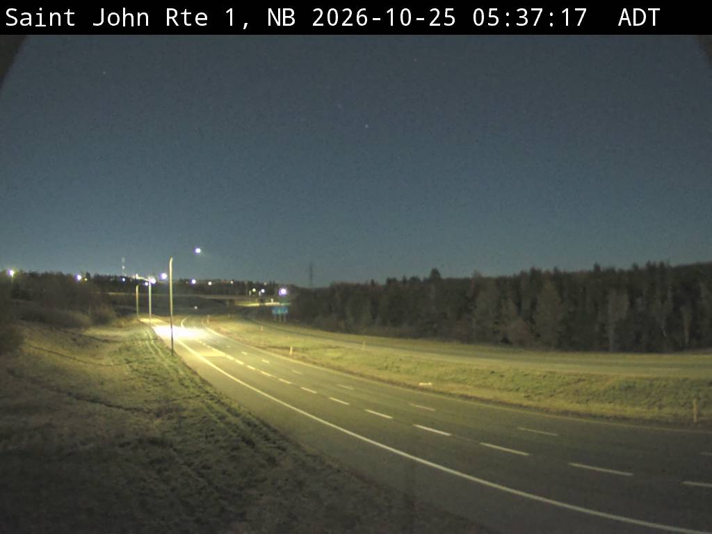 Web Cam image of Saint John (NB Highway 1)