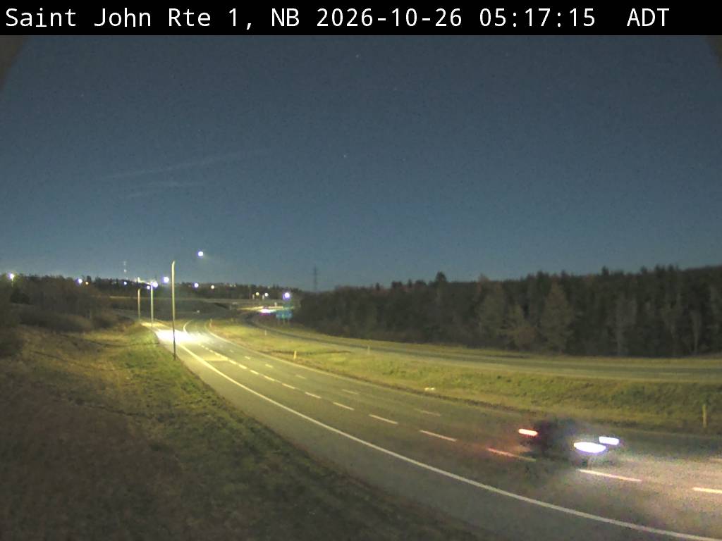 Web Cam image of Saint John (NB Highway 1)