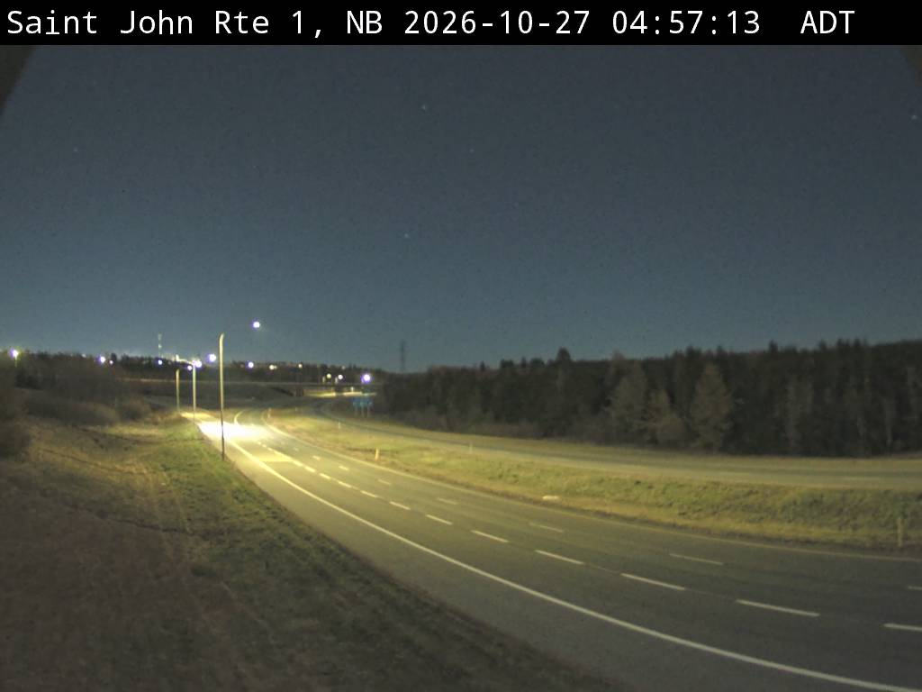 Web Cam image of Saint John (NB Highway 1)