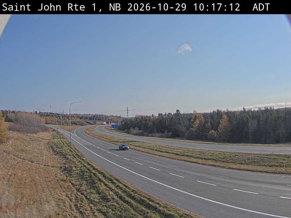 Web Cam image of Saint John (NB Highway 1)