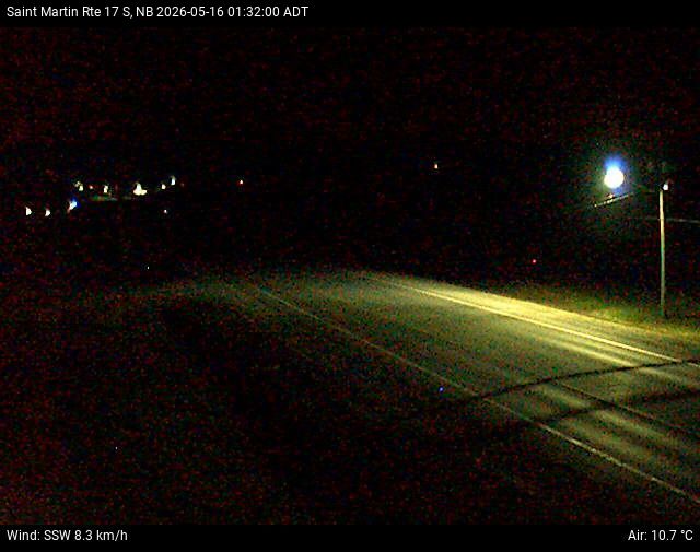 Web Cam image of St-Martin-de-Restigouche (NB Highway 17)