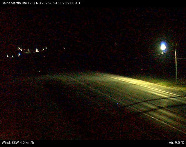 Web Cam image of St-Martin-de-Restigouche (NB Highway 17)