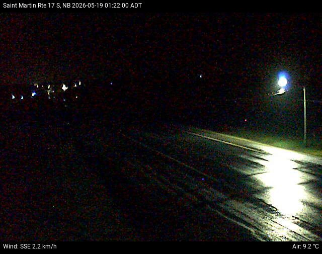 Web Cam image of St-Martin-de-Restigouche (NB Highway 17)