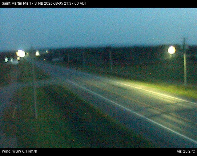 Web Cam image of St-Martin-de-Restigouche (NB Highway 17)