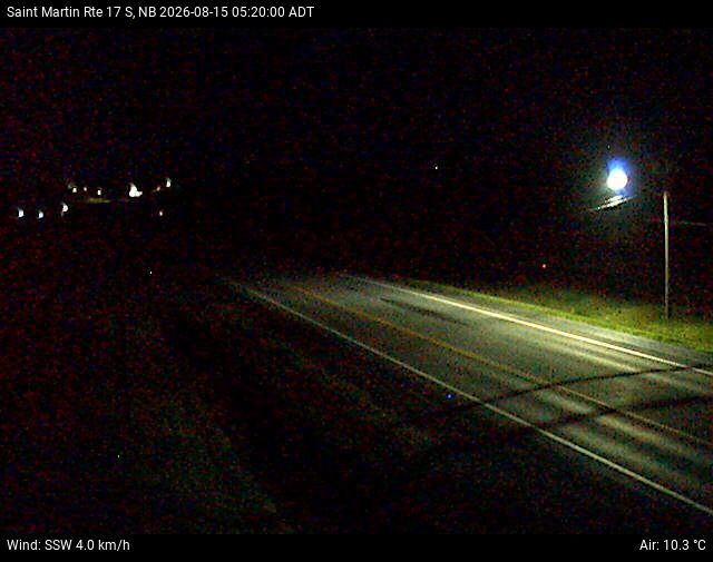 Web Cam image of St-Martin-de-Restigouche (NB Highway 17)