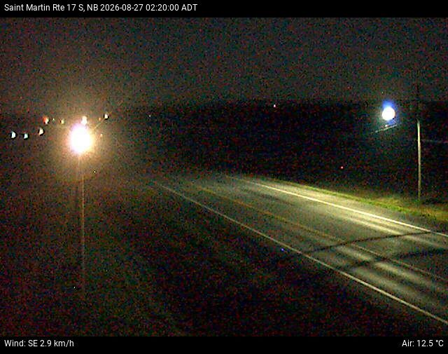 Web Cam image of St-Martin-de-Restigouche (NB Highway 17)