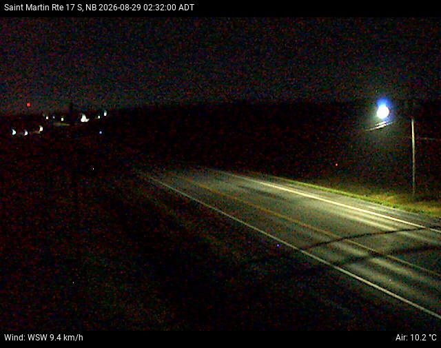 Web Cam image of St-Martin-de-Restigouche (NB Highway 17)