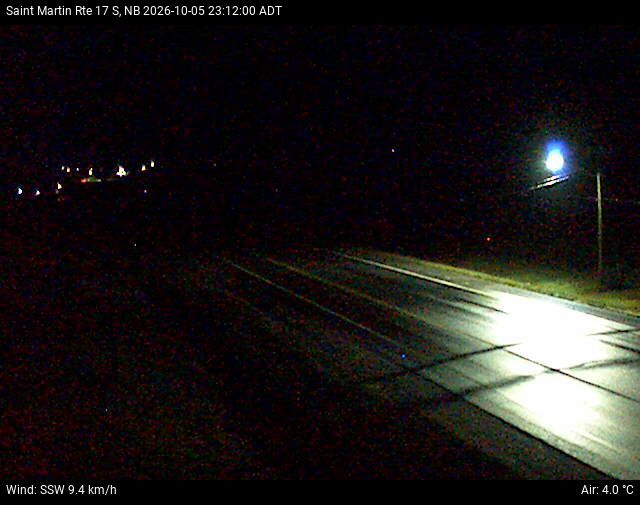 Web Cam image of St-Martin-de-Restigouche (NB Highway 17)