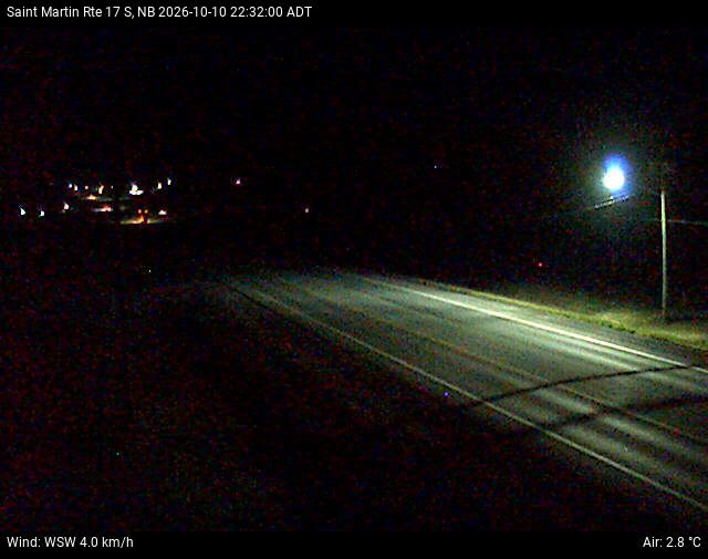 Web Cam image of St-Martin-de-Restigouche (NB Highway 17)