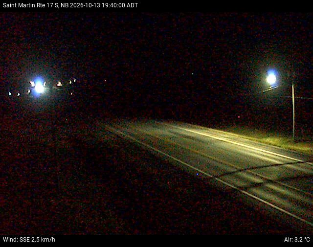 Web Cam image of St-Martin-de-Restigouche (NB Highway 17)