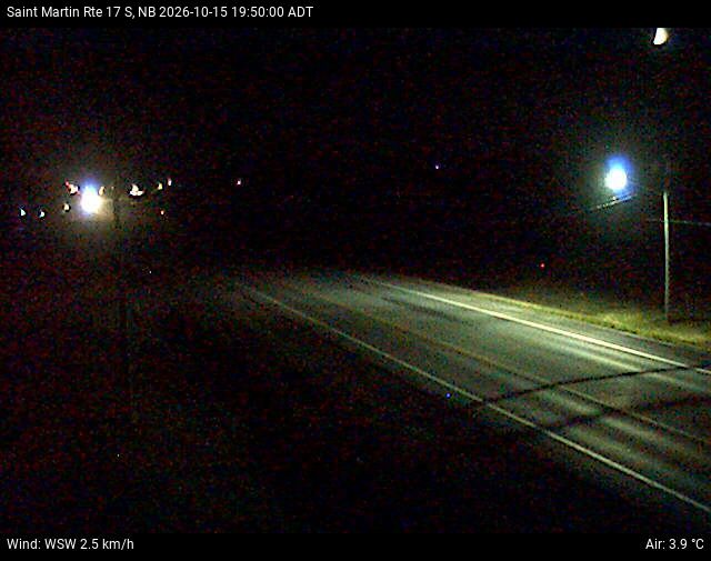 Web Cam image of St-Martin-de-Restigouche (NB Highway 17)