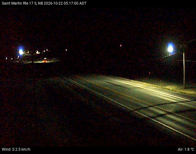 Web Cam image of St-Martin-de-Restigouche (NB Highway 17)
