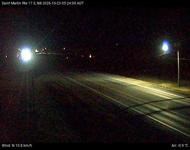 Web Cam image of St-Martin-de-Restigouche (NB Highway 17)