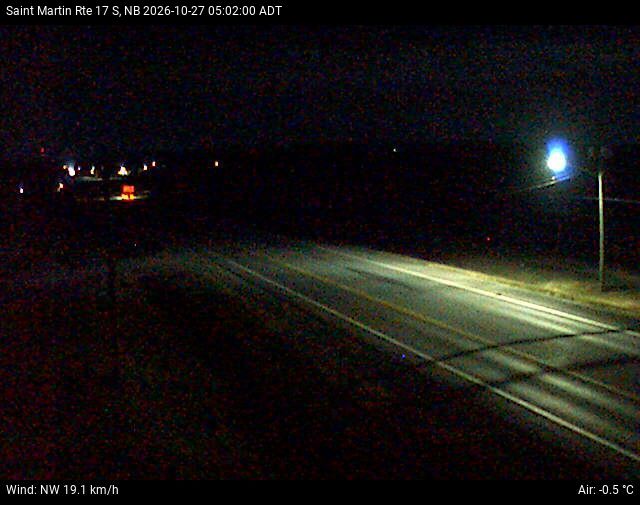 Web Cam image of St-Martin-de-Restigouche (NB Highway 17)