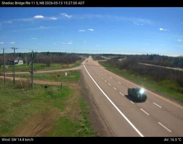 Web Cam image of Shediac Bridge (NB Highway 11)