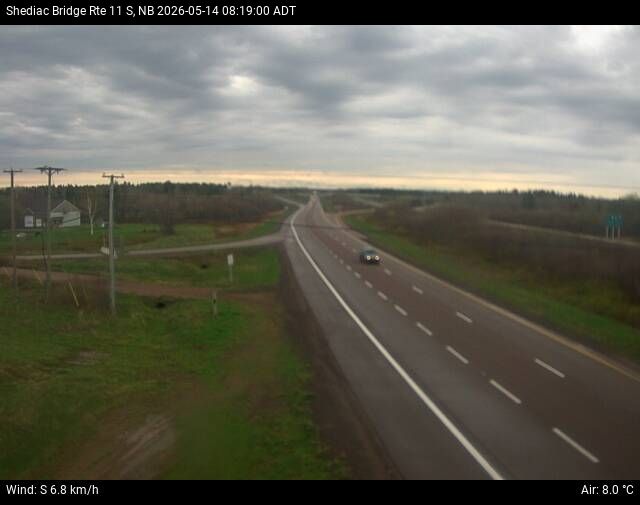 Web Cam image of Shediac Bridge (NB Highway 11)