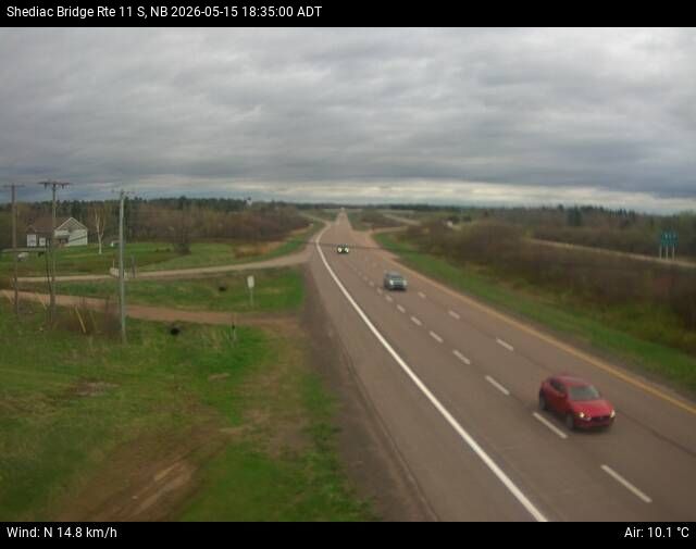 Web Cam image of Shediac Bridge (NB Highway 11)