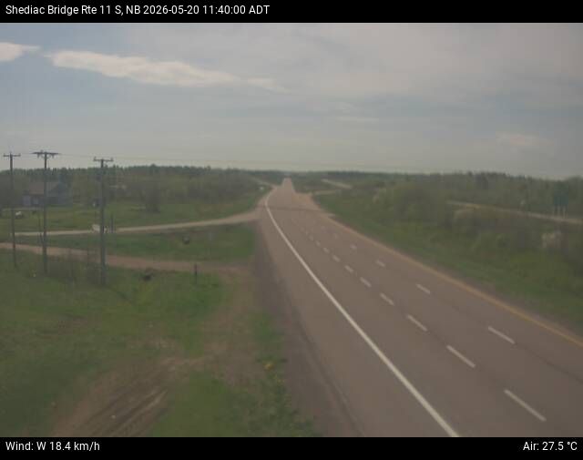 Web Cam image of Shediac Bridge (NB Highway 11)