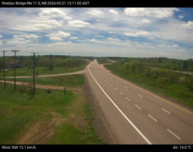 Web Cam image of Shediac Bridge (NB Highway 11)