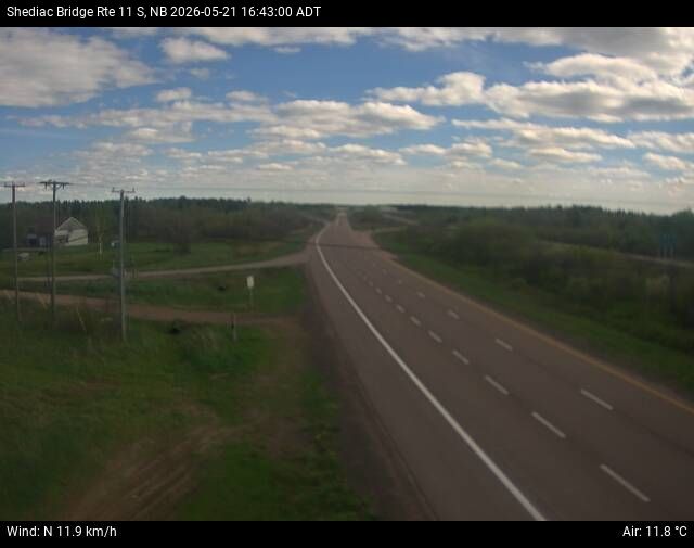 Web Cam image of Shediac Bridge (NB Highway 11)