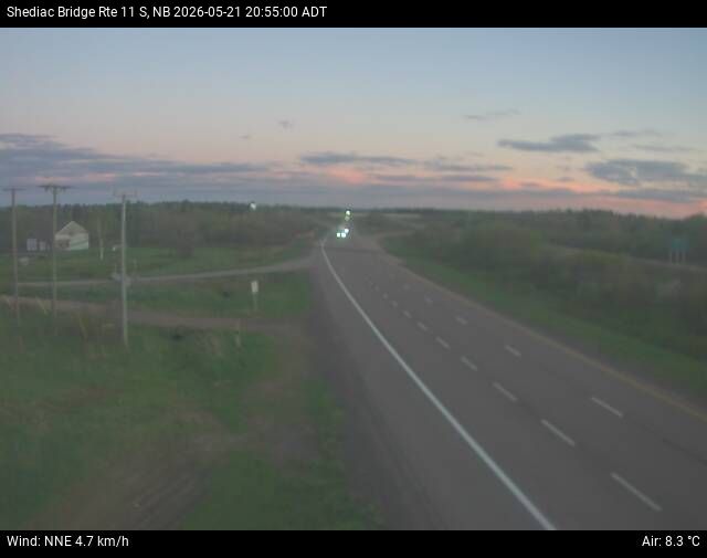 Web Cam image of Shediac Bridge (NB Highway 11)
