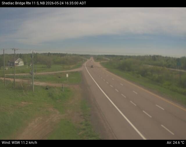 Web Cam image of Shediac Bridge (NB Highway 11)