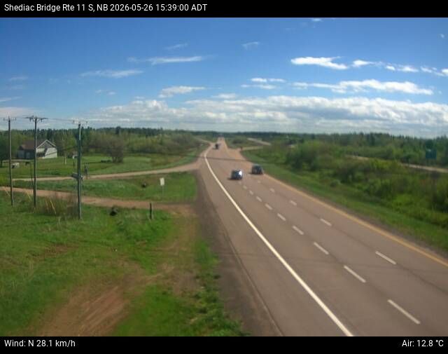 Web Cam image of Shediac Bridge (NB Highway 11)